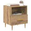 Nightstand with Drawers Brown 40 x 35 x 47.5 cm Engineered Wood