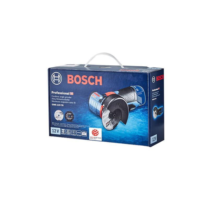 Bosch GWS 12V-76 Cordless Angle Grinder (Bare Tool) CN plug (adapter included)