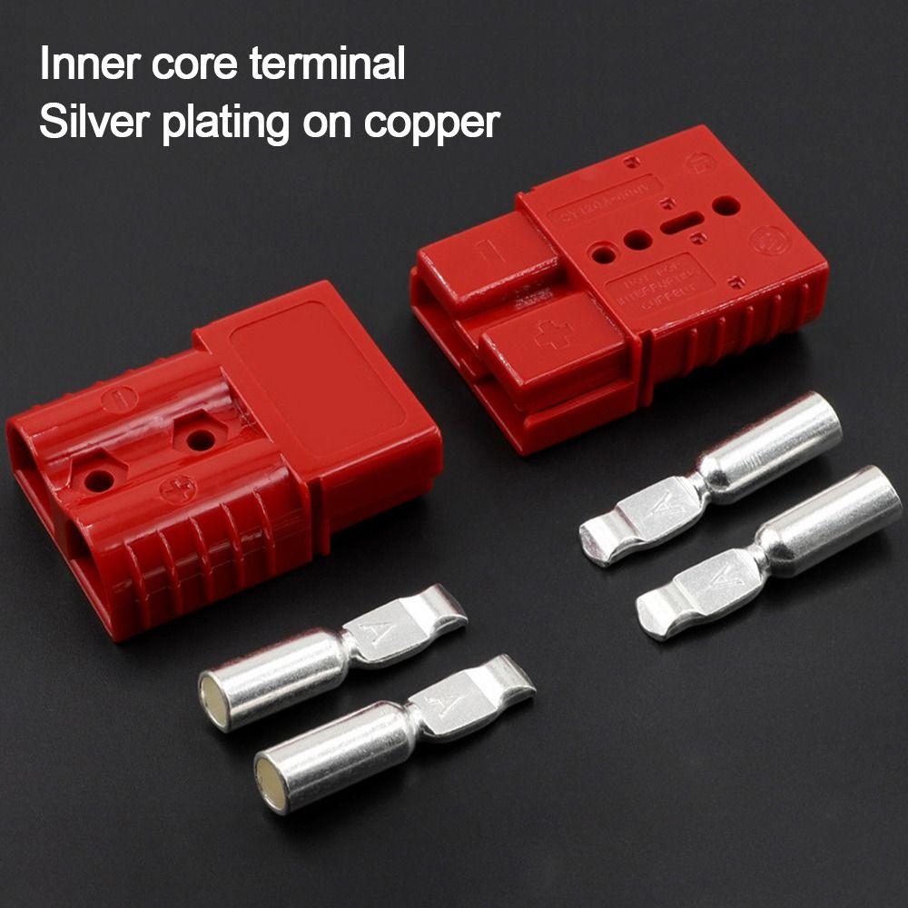 600V Battery Power Connector 50 AMP Quick Plug Connector Plug Cable Terminal For Anderson