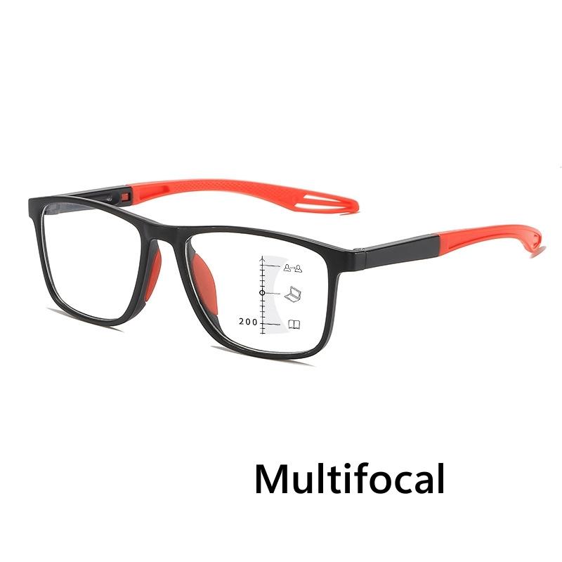 Новые модные мультифокальные очки для чтения TR90 для женщин и мужчин, блокирующие синий свет, прогрессивные очки, линзы высокой четкости, очки для дали