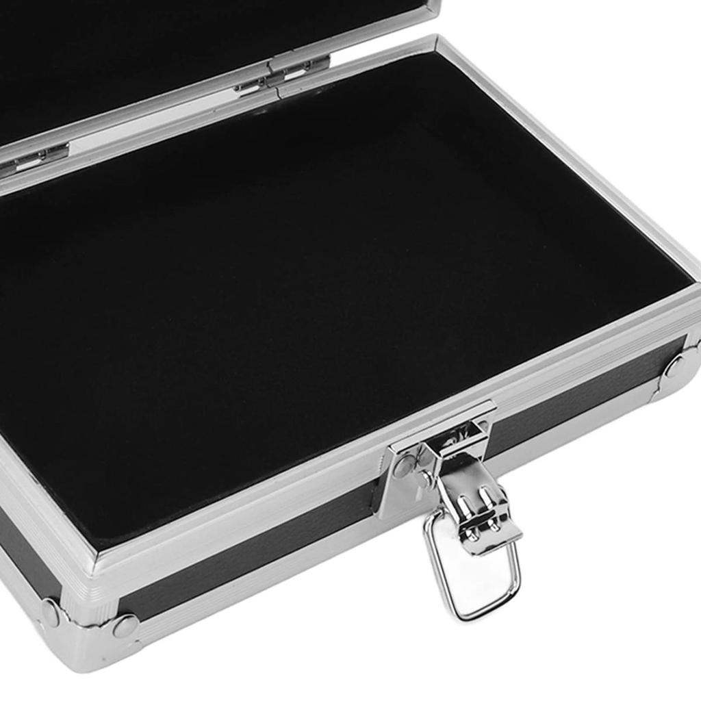 Портативный инструмент Алюминиевый ящик Маленький размер Ударопрочный Ящик для украшений Контейнер для денег Жесткий кейс Хранение оборудования Специальный ящик для инструментов