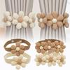 Flower Shape Curtain Tieback Elastic Band Curtain Rope Holders Window Curtain Buckles Home Decor