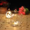 Glass Art Hollow Ball Candle Container Hanging Glass Hanging Candle Holder  Home Decor