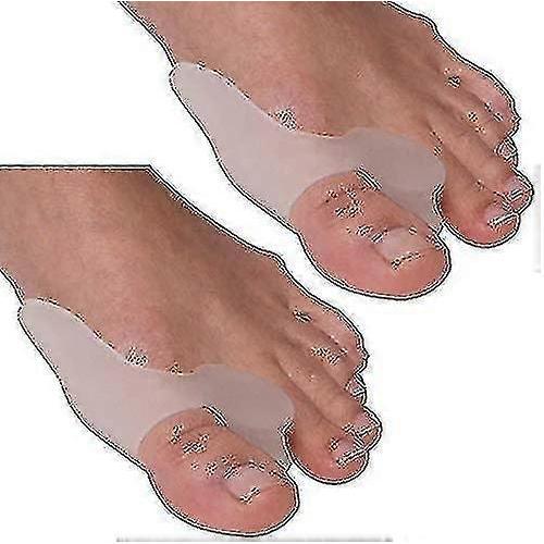 3 Pairs X Gel Bunion Corrector Toe Protectors Straightener Separators Toe Spreader (6 Pcs)