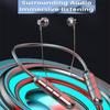 Беспроводная Bluetooth-совместимая гарнитура с шейным ободом, стерео бинауральные спортивные наушники Bt22