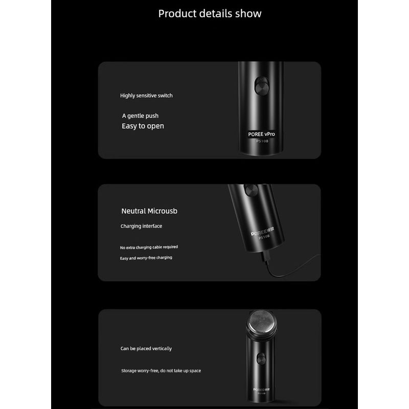FLYCO Compact Travel Portable Smart Shaver