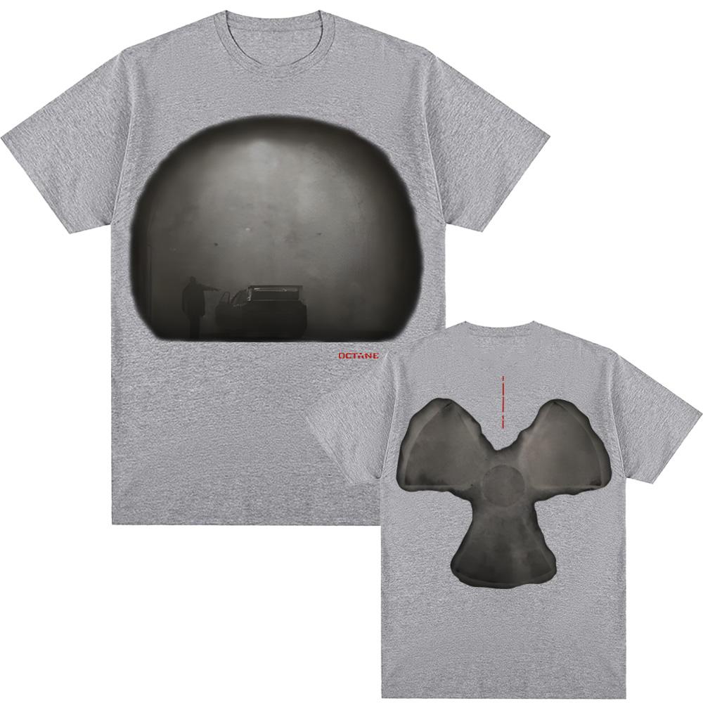 OCTANE TUNNEL TEE 2026 Рэпер Дон Толивер Хлопковая футболка в стиле Харадзюку Винтажная с рукавами Удобные топы