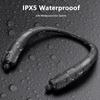 Bluetooth Neckband Headphone + Speaker 2 In 1 Large Capacity Subwoofer HiFi Super Bass With Telescoping Cable For Sport