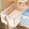Foldable Clothes Storage Box with Steel Frame Used In Wardrobe for Clothes and Pants Storage and Organization Shelf Baskets
