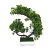 Artificial Flower Pine Plant Bonsai Garden DIY Holiday Party Home Desktop Decor