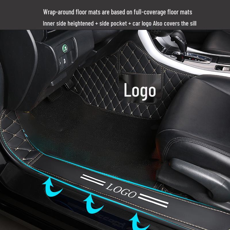 Индивидуальные коврики для пола 'Звездное небо' для Xiaopeng P7 P5 G3 G3i - Полное покрытие, Утолщенные, Дизайн 'Шелковое кольцо' в стиле ковра