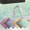 1pcs 3D Design Mosaic Tile Sticker Self-adhesive Removable Self-Adhesive Tile Sticker Multifunction DIY Waterproof Tile Sheet
