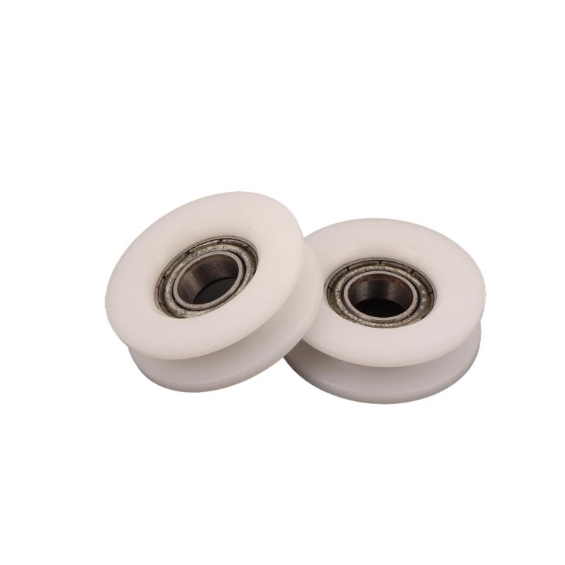 1/2Pcs Plastic 688 Bearing Pulley/Driven Wheel, 8*28*9mm U Groove Roller Pulley POM Guide Wheel/Over Line Lifting Wheel