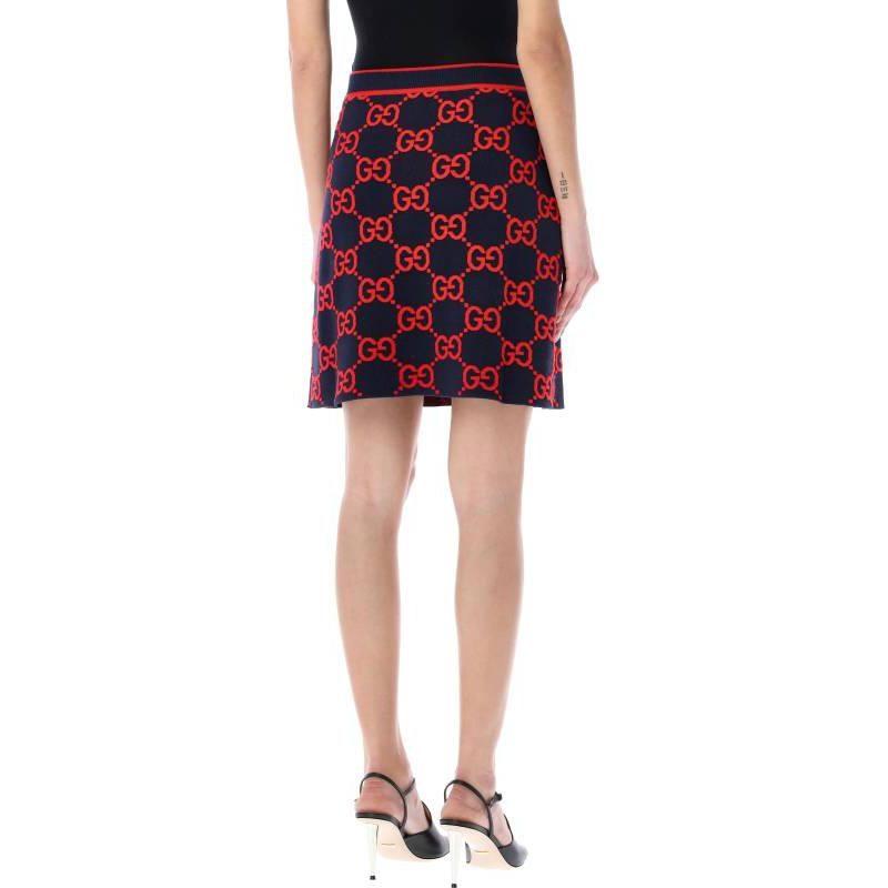 Gucci Шерстяная жаккардовая юбка 743320-XKC8X-4754