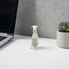 Compact Dog Sculpture 3D Printed Huibiti Figurine, Simulated Sitting Shape Model, Delicate Hair Durable Figure Texture, One-Piece Molding, Mini