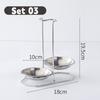 304 Stainless Steel Tableware Storage Shelf Single/Double Ladle Soup Spoon Rest Stand