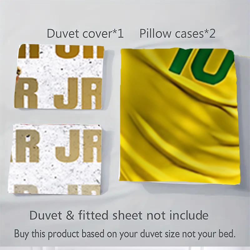 3Pcs Dynamic Soccer Legend Bedding Sets For All Sizes New 3D Printed Bed Cover Comforter Duvet Cover Pillowcase Bedroom Decoration