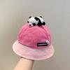Cute Panda Fisherman Cap Outdoor Sun Hat New Bucket Hat  for Toddler