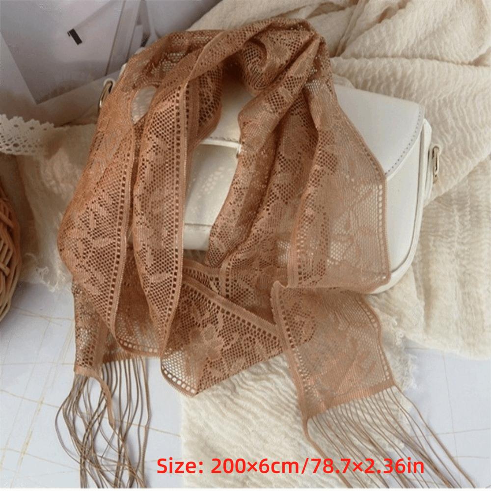 Soft Evening Party Scarves Thin Lace Neck Strap Elegant Neckerchief  Dress Decoration