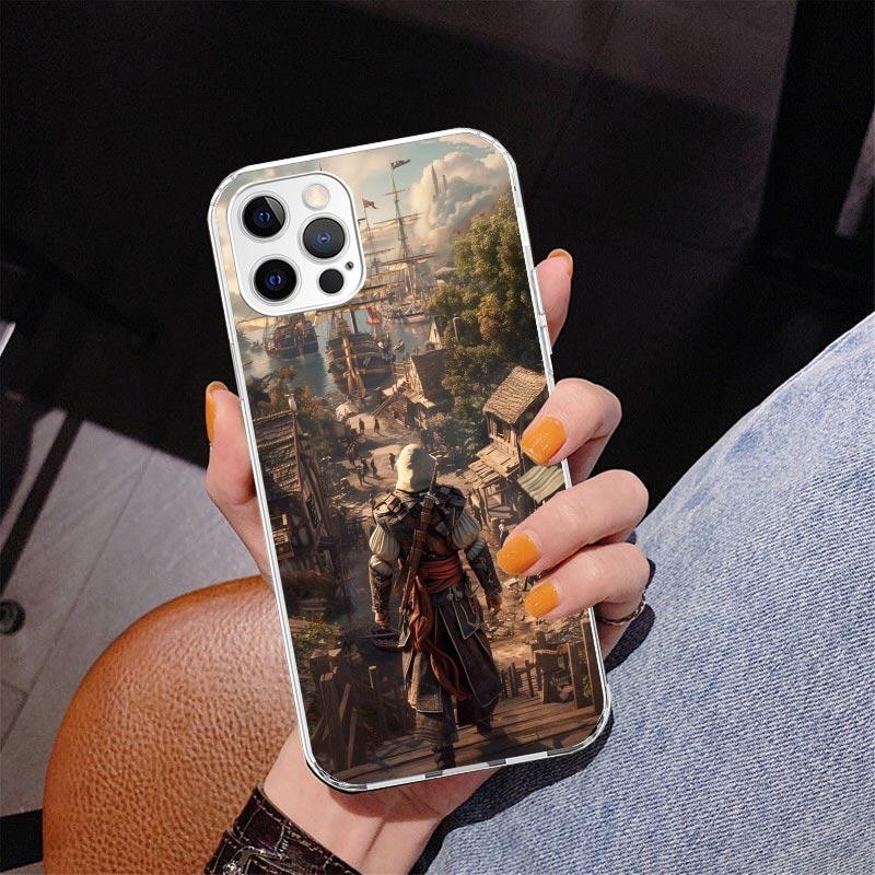 Чехол для телефона A-Assassins Game Creed Phnoe для Iphone 17 Air 16 16E 11 12 13 Mini 14 Plus 15 Pro Max 7 8 + SE 2020 Чехол для телефона Coque 16 1