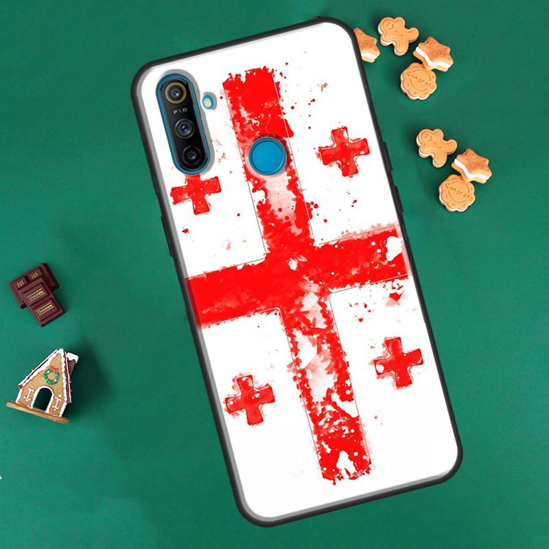 Флаг Грузии в стиле гранж для Realme GT Neo 2 7 8 Pro 8i 9i C3 C21, чехол для OnePlus 10 Pro 9 Pro Nord2 8T 9R