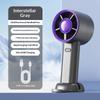 Portable Usb Rechargeable Handheld Fan With Phone Holder Low Noise Strong Airflow Suitable For Office Outdoor And Commuting Use