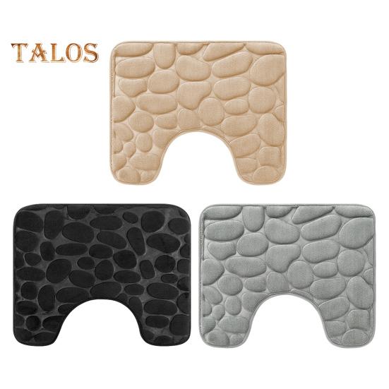 Коврик для унитаза износостойкий суперабсорбирующий нескользящий дизайн декоративный коврик для ванной комнаты в форме буквы U