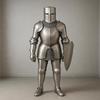 Full Medieval Knight Armor Suit Wearable Steel Armor with Helmet, Shield Gauntlets , Cosplay and Collectors Set