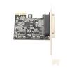 PCIE Expansion Card PCI Express 1X IEEE 1284 DB25 Parallel Port Printer Port Wide Applications Adapter Card