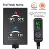 110-5w Indoor Reptile Pet Plant PVC Temperature Heating Pad LCD Display Thermostat Controller Custom Timing Mode IPX7 Waterproof