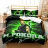 Модный матовый M Pokora 3D НОВЫЙ пододеяльник наволочка комплект постельного белья для взрослых мальчиков девочек декор спальни детская односпальная двуспальная большая