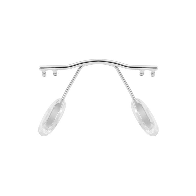 1 шт., носовой упор для очков, оправа для очков, металлическая оправа без оправы, держатель для переносицы, ремонт, замена, аксессуары для очков