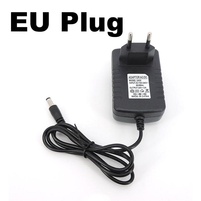 AC to DC 24V 24 вольт 2A 2000ma блок питания адаптер трансформатор зарядное устройство AU UK EU для ногтей сушилка для ногтей лампа для фототерапии свет