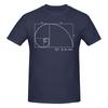 Fibonacci Golden Ratio Not Fading Tshirt Sweetcool Girlish Feeling Basic Versatile Tshirt