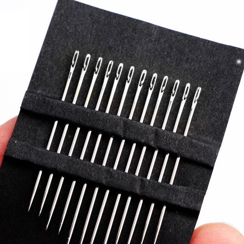 Side Opening Blind Needle Popular 12PCS/Lot Hot Sale Darning High Quality Needles Sewing DIY Multi-size Sewing Needle Jewelry Accessory