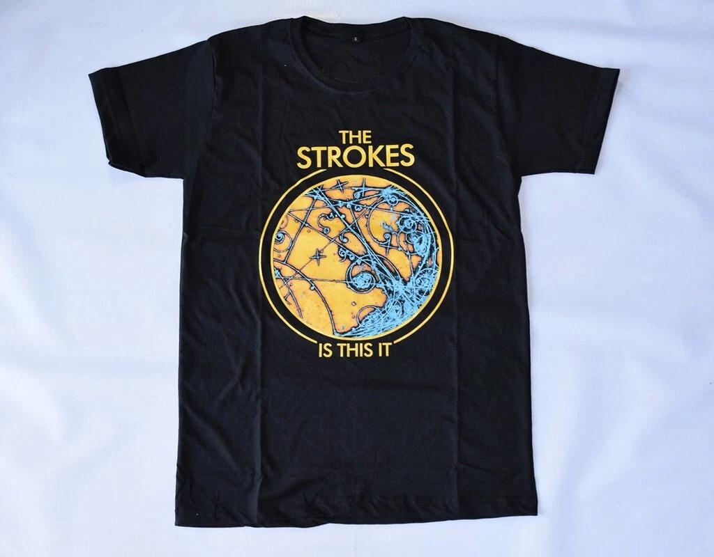 THE STROKES Это оно Черная Мужская Футболка S-234XL