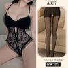 Sexy lingerie sexy suspender lace seduction hollowed out open onesie hot uniform pajamas women's suit