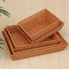 Hardness Rattan Wicker Woven Serving Baskets Handwoven Rattan Basket