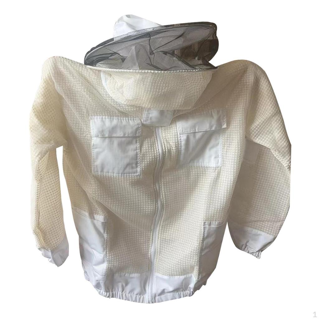 Beekeeping Jacket Beekeeper Clothing Bee Keeping Supplies Breathable Professional Lightweight with
