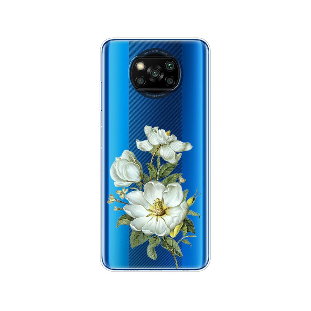 Для Xiaomi Poco X3 NFC силиконовый чехол с мягкой задней панелью для POCO X3 Pro чехол из ТПУ, бампер для Poco X 3 PocoX3 NFC 6,67 дюйма, глобальный чехол для телефона