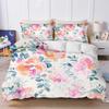 Plant Cute Flowers Duvet Cover Floral Home Pillowcase Set Adult Bedroom 203X228Cm Size Children Comforter Bedding