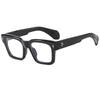 Large Square Frame Anti Blue Light Glasses Retro Classic Men Women Computer Gaming Eye Protection Spectacles