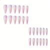 European And American Nail Art, Nail Plate Electroplated Chrome Mirror Spice Girl Wind Long-Pointed Nail, Wearing Nail