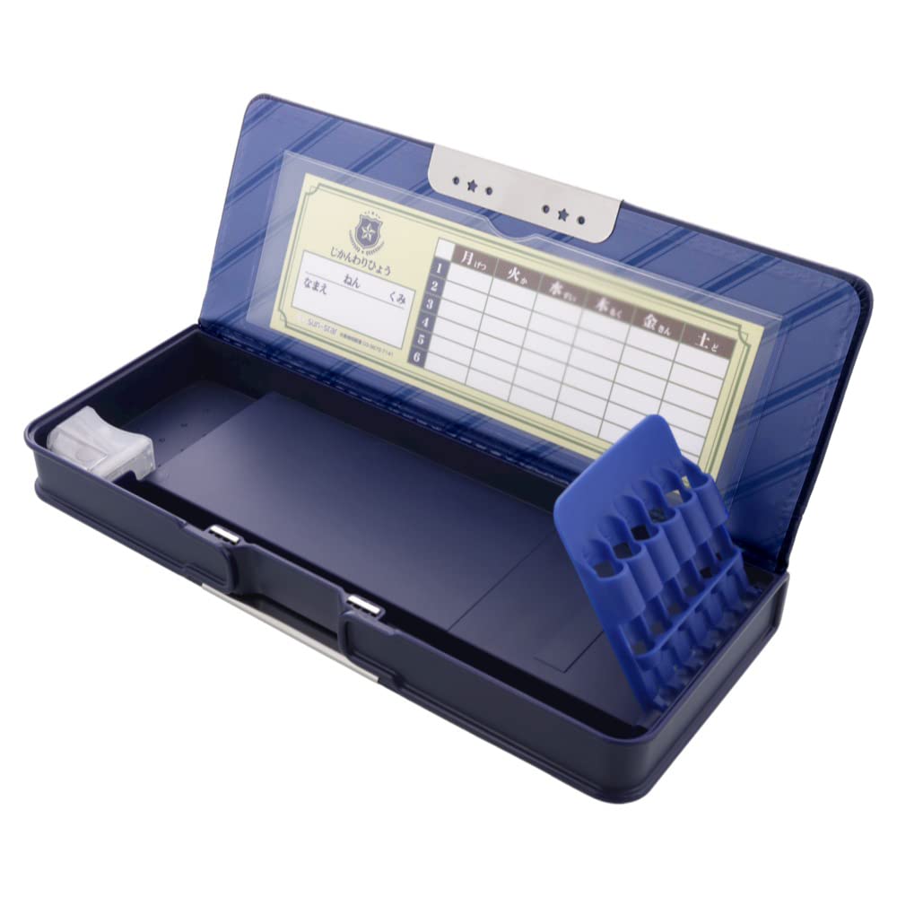 Sunstar Stationery Yokopita Pencil Traditional S1313983 Case, Navy,
