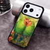 Parrot Bird soft Phone Case for iPhone 17 16 15 Pro Max Air 14 13 12 11 Plus Shockproof Capa Cover