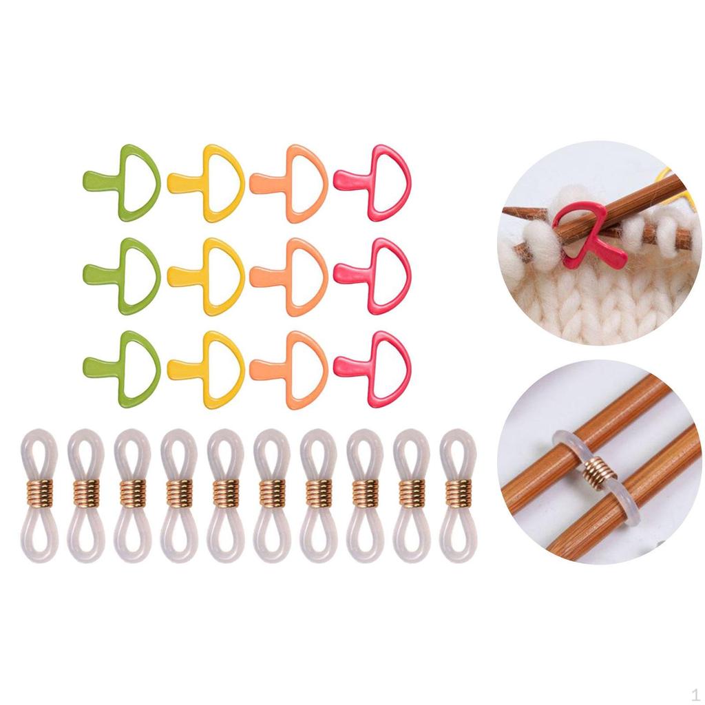 Маркер для вязания крючком, фиксирующие маркеры, гладкий многоразовый зажим для игл для рукоделия ручной работы