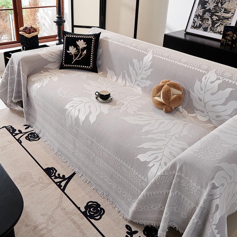 Новый чехол для дивана из шенилла, универсальный для всех сезонов, полный чехол, пыленепроницаемый чехол для дивана, чехол для дивана