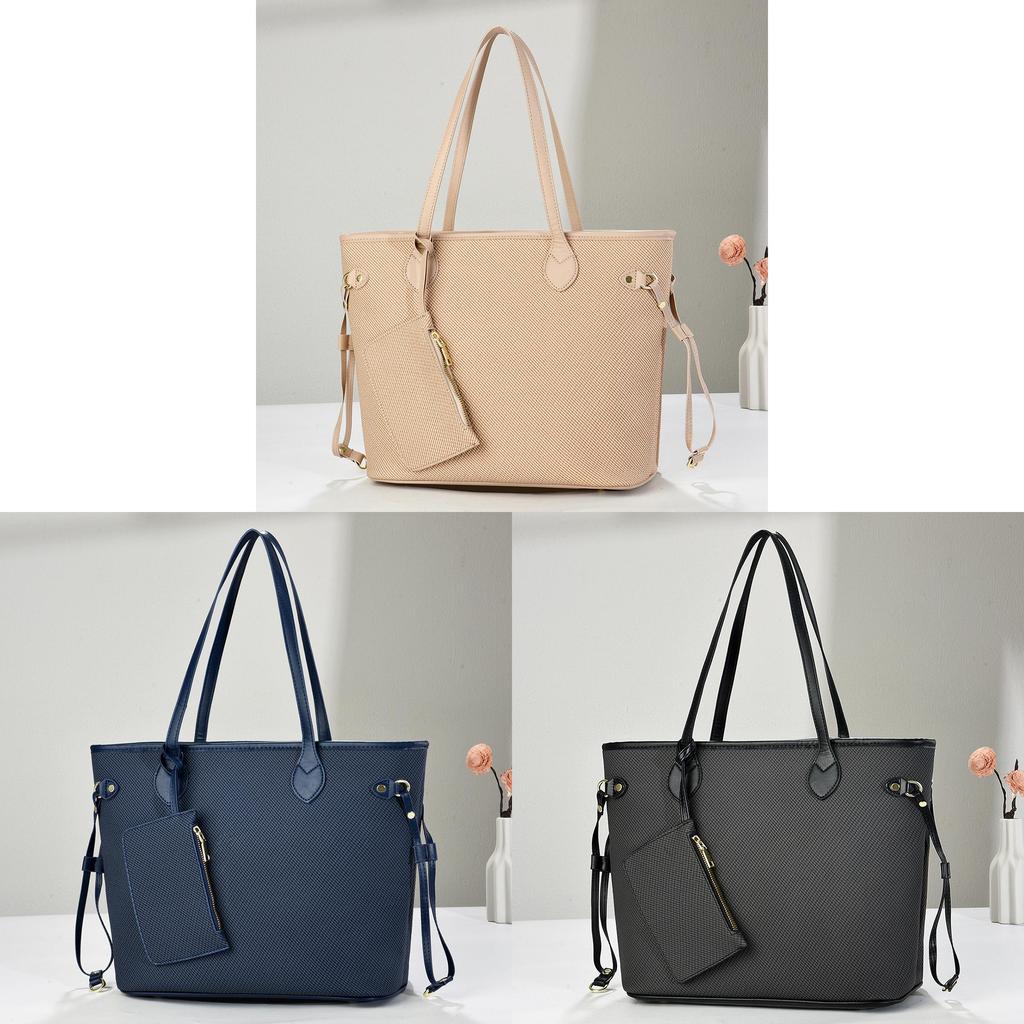 Simple Style Women Tote Bag With Interior Pockets And Durable Pu For Work And Casual
