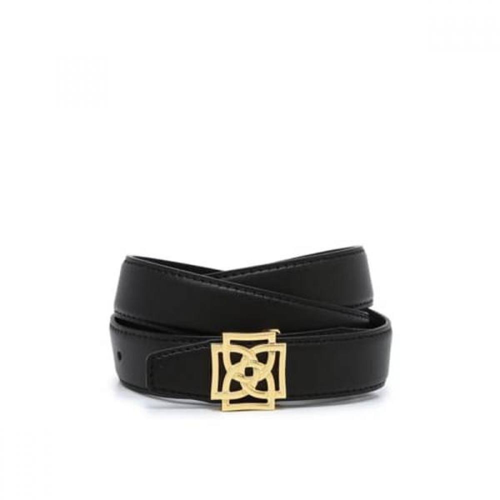 DakS Black 4d Gold Buckle Hook Leather Women S Belt Dbbe6e778bk