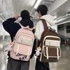 School Bag New School Bag Male Trend Couple Casual Backpack Large Capacity Youth Student Backpack